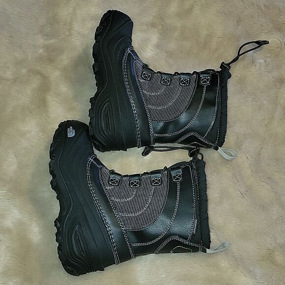 THE NORTH FACE TNF BLACK ALPENGLOW IV WATERPROOF WINTER BOOTS, SIZE 2 - Picture 8 of 11